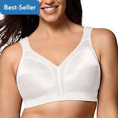 Instant Shaping 100% Cotton Wire Free Bra 42B White