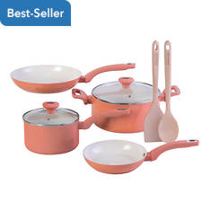 Martha Stewart Everyday 8-Piece Ceramic Cookware Set