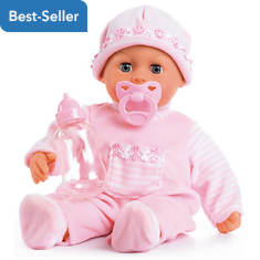 Bayer Design First Words Baby Doll in Soft Pink