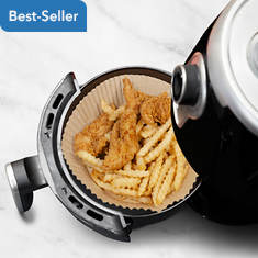 Handy Gourmet Disposable Air Fryer Liners 6" Round 100-Pack