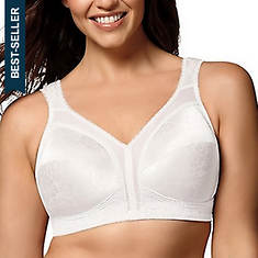  One Fab Fit T-Shirt, Lightly-Lined Underwire, Racerback Bras  For Women, Sandshell/Pearl, 42C