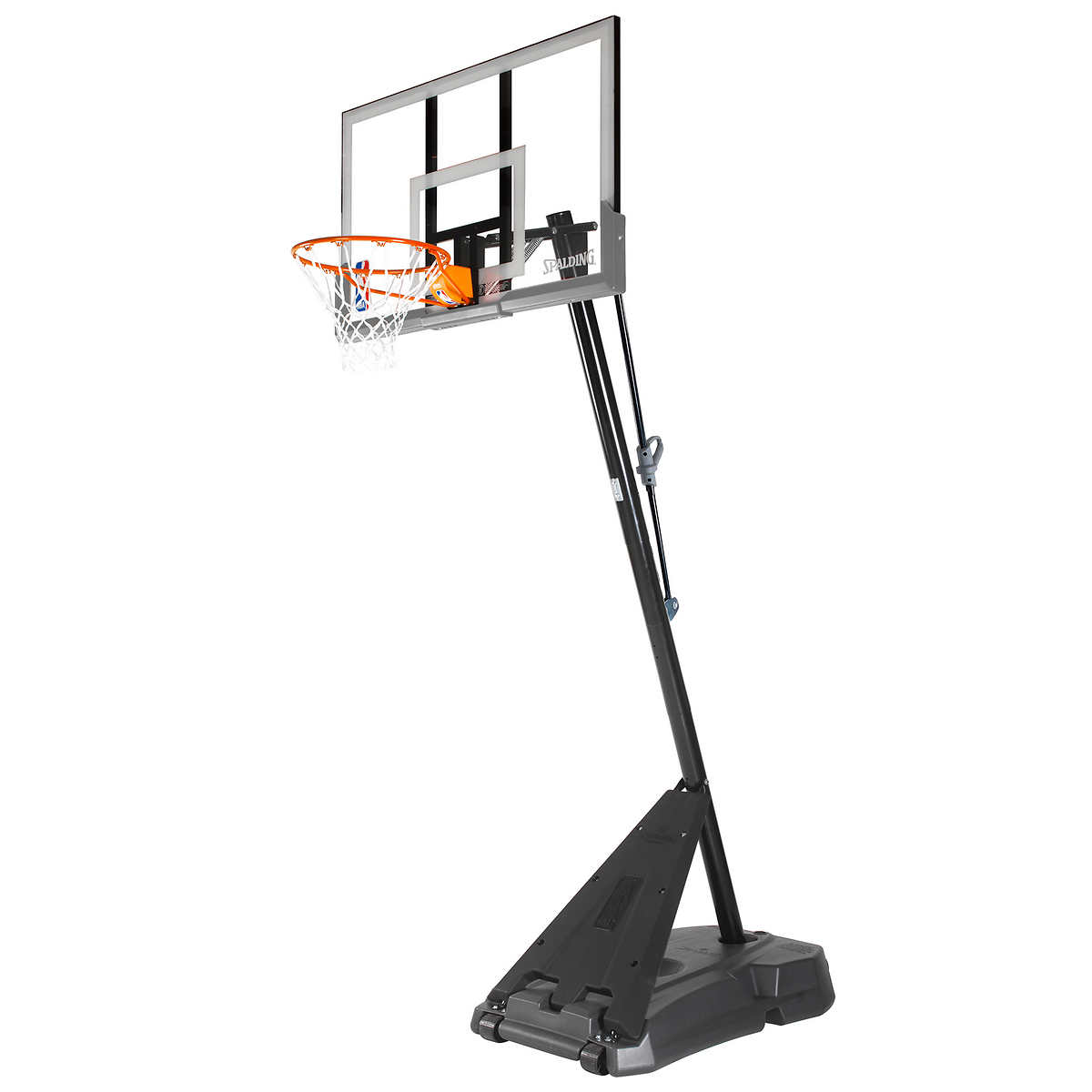 Spalding 54 Hercules Acrylic Portable Basketball Hoop System