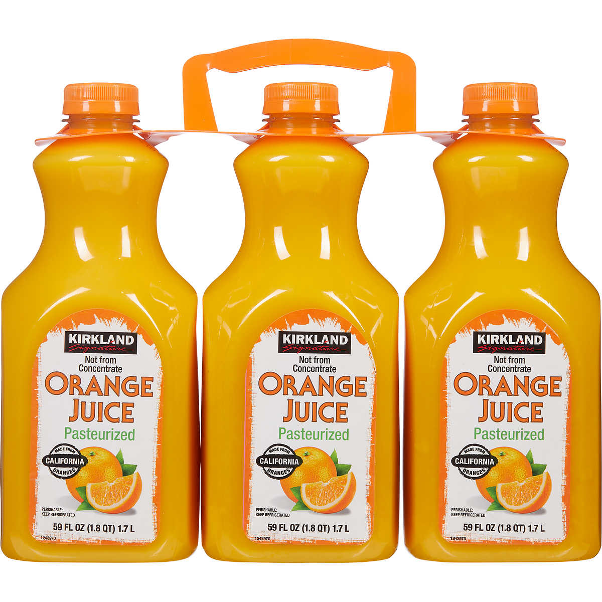 Kirkland Signature Orange Juice 59 Fl Oz 3 Ct Costco