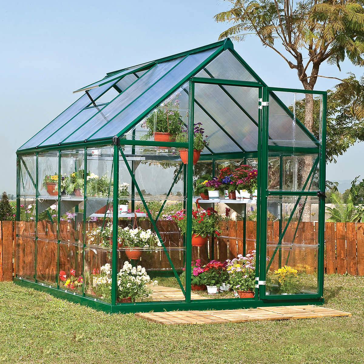 Palram Build Grow 6 Ft X 8 Ft Hybrid Greenhouse Costco