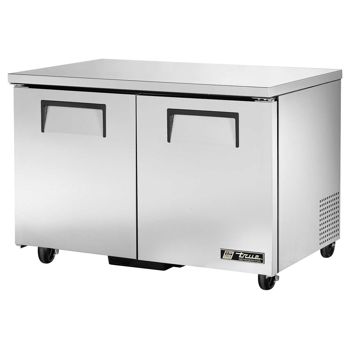 True 12 Cu Ft Stainless Steel Under Counter Refrigerator