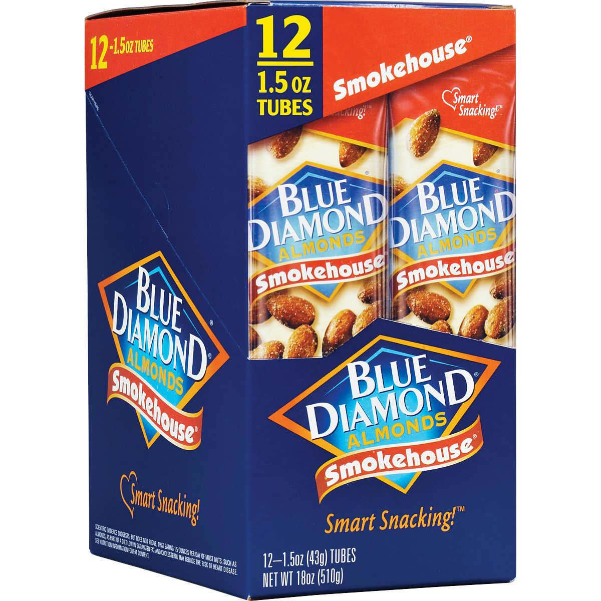 Blue Diamond Almonds Smokehouse 1 5 Oz 12 Count Costco