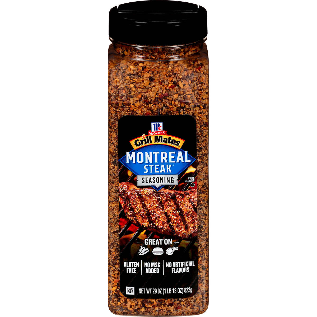 29 oz McCormick Grill Mates Montreal Steak Seasoning Salt Pepper Shaker  Spice 52100570075