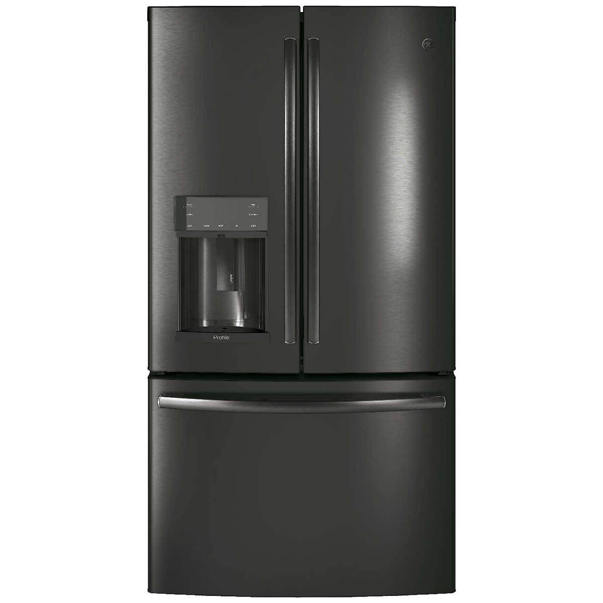 GE Profile™ Series ENERGY STAR® 22.1 Cu. Ft. Counter-Depth Fingerprint  Resistant French-Door Refrigerator with Hands-Free AutoFill