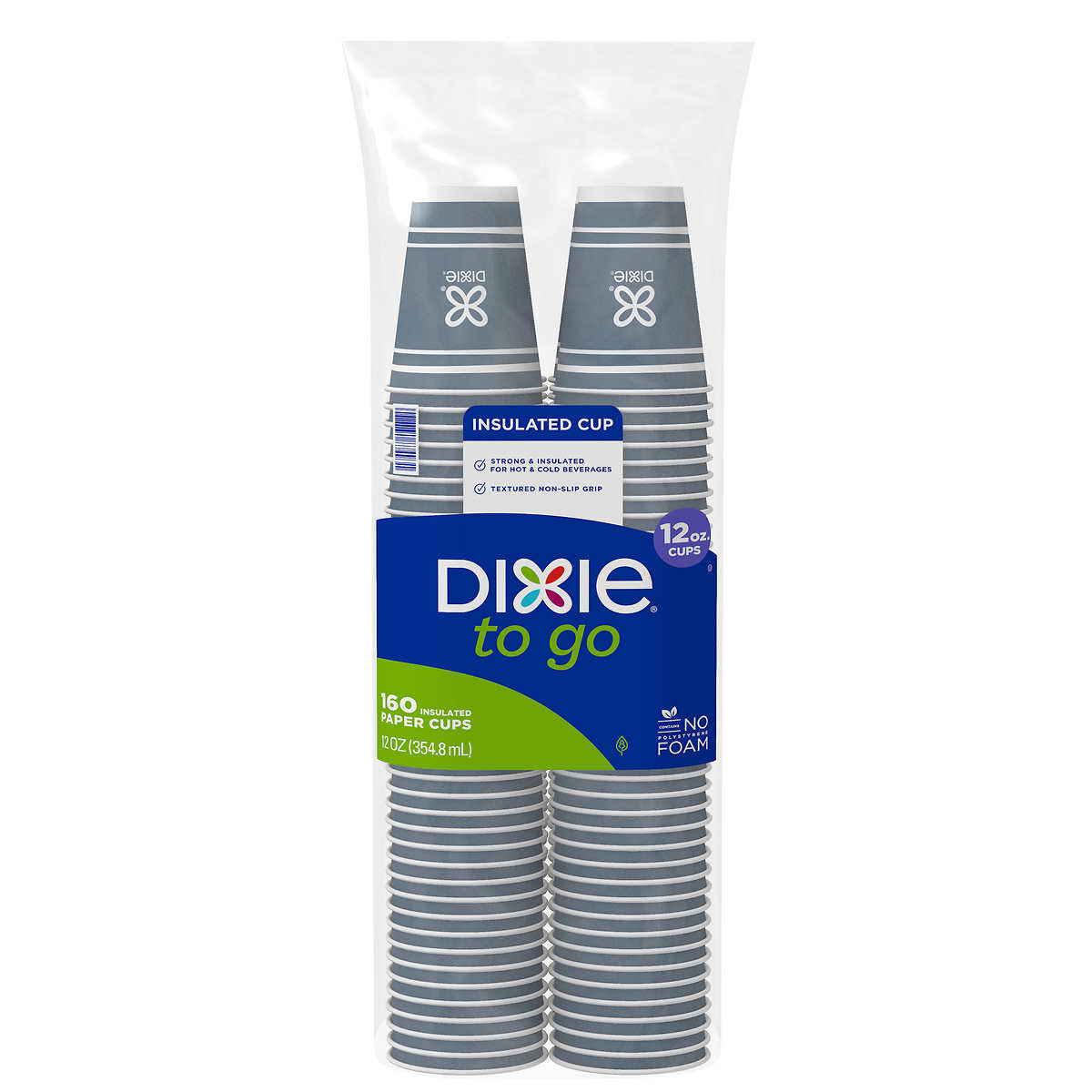 Dixie® To Go Printed Insulated Paper Cups and Lids 12 oz / 14 COUNT, 14 ct  - Kroger