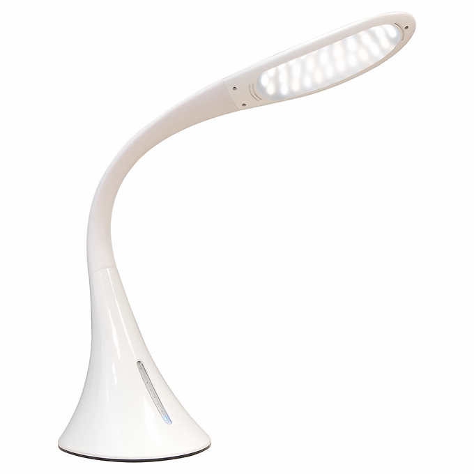 Ultrabrite Swan Led Desk Lamp With 2 Usb Ports