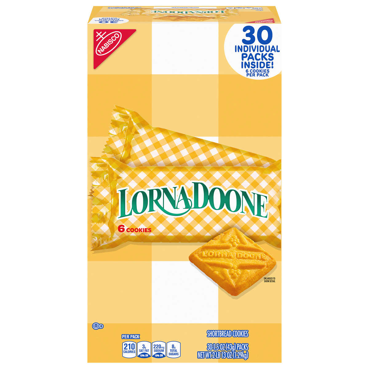 Lorna Doone Shortbread Cookies 1 5 Oz 30 Count