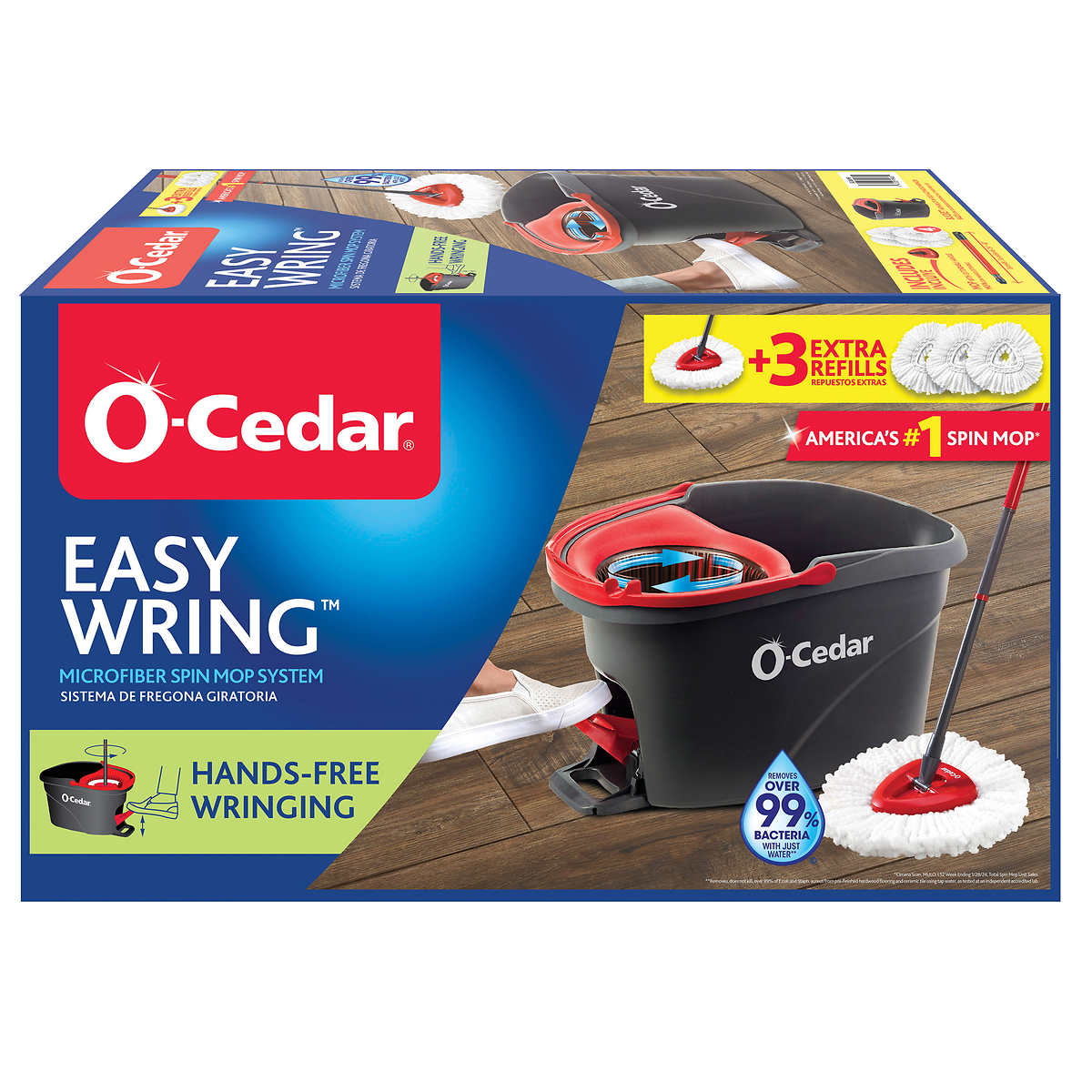 O-Cedar Quick Wring Bucket - 2.5 gal. (4-Pack), Red