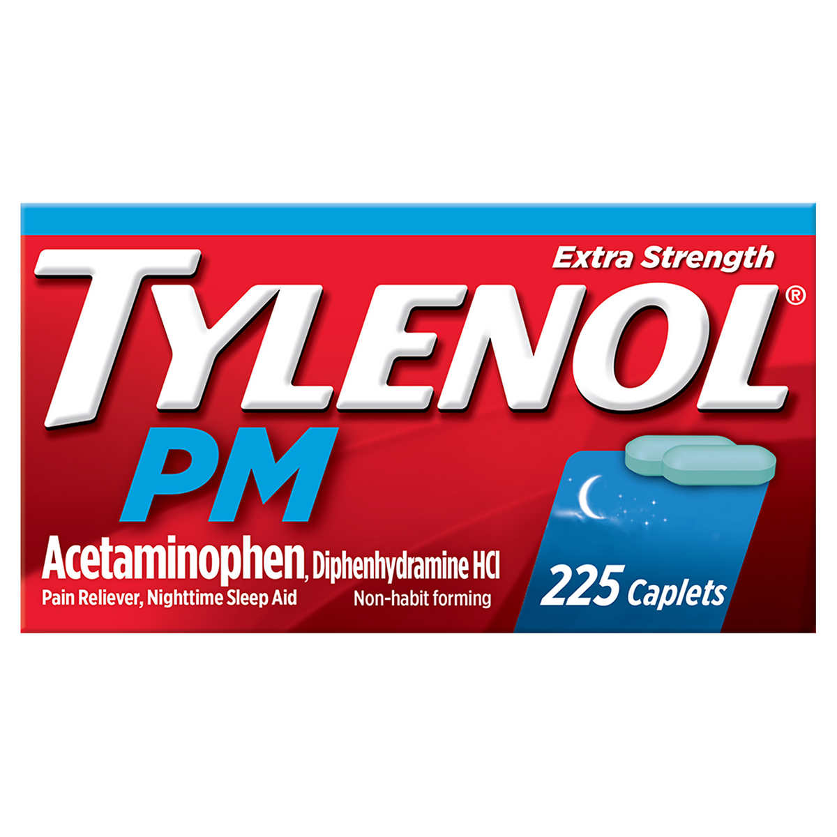 Tylenol Pm Extra Strength 225 Caplets