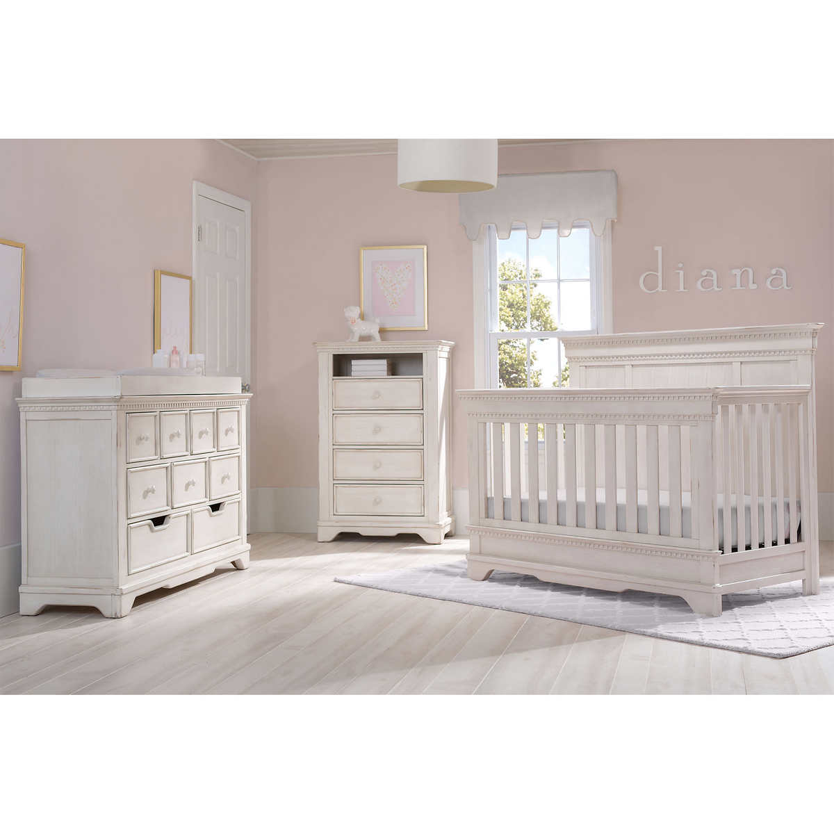 Simmons Kids Briley 3 Piece Nursery Furniture Set