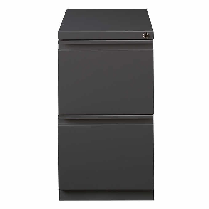 Hirsh Industries Mobile 2 Drawer Pedestal File Cabinet With Casters