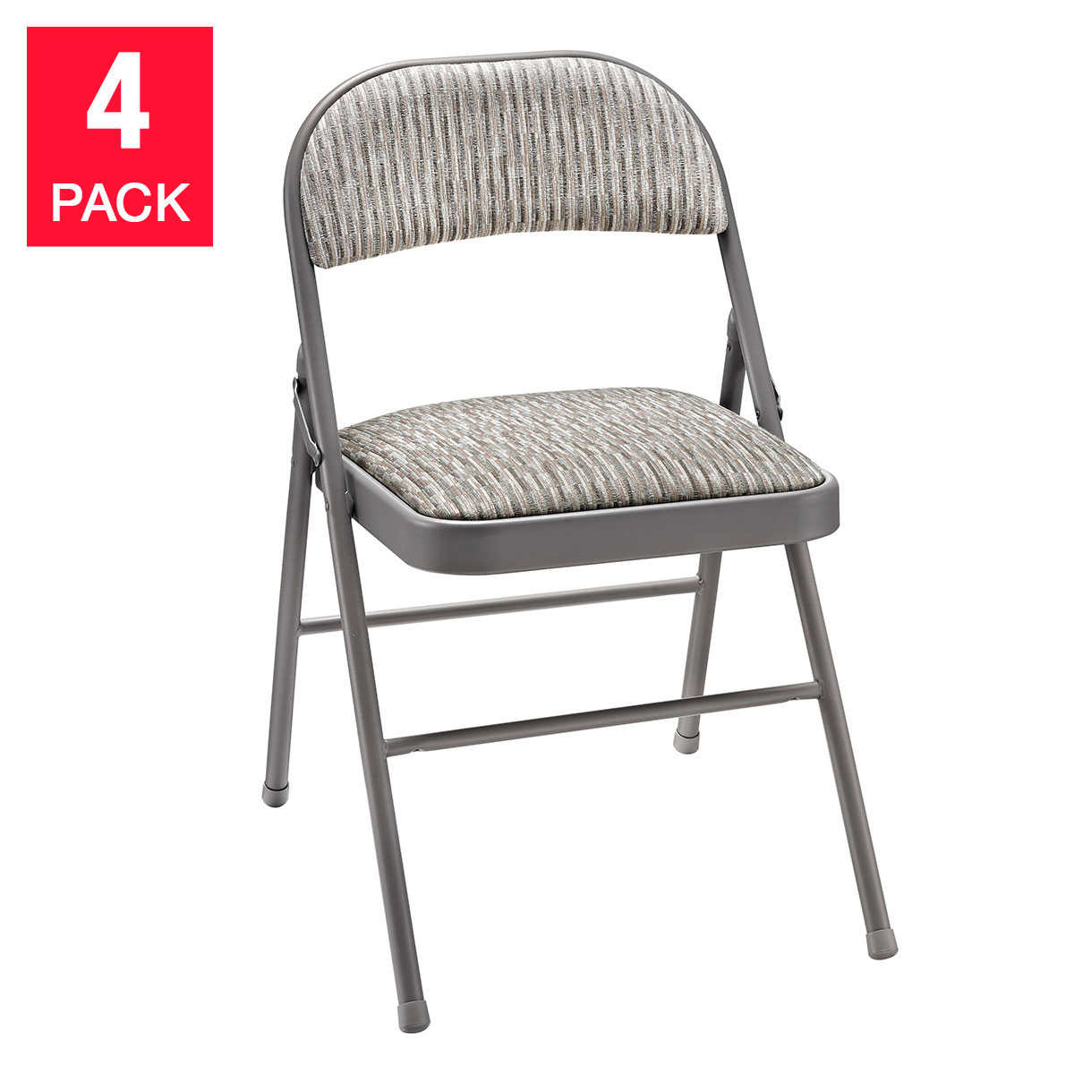 meco upholstered folding chair 4pack