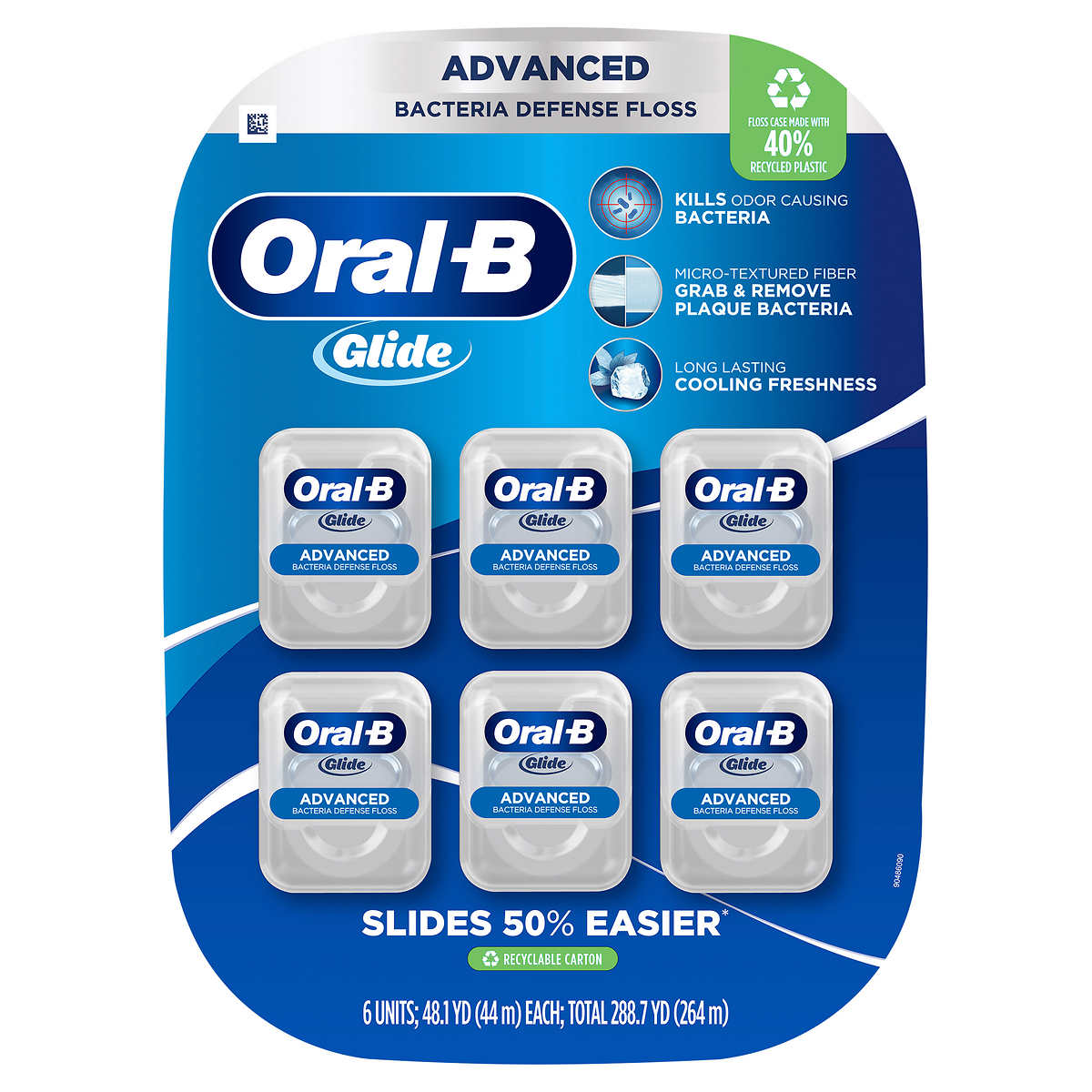 Oral-B Glide Advanced Multi-Protection Floss, 6-pack Costco