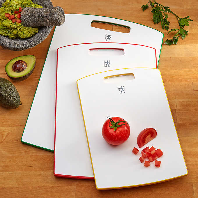 Color Coded Cutting Boards Set Bpa Free Antibacterial Plastic