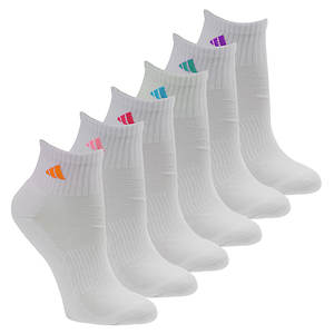 adidas Athletic 6-Pack Quarter Socks (women's) | K Jordan