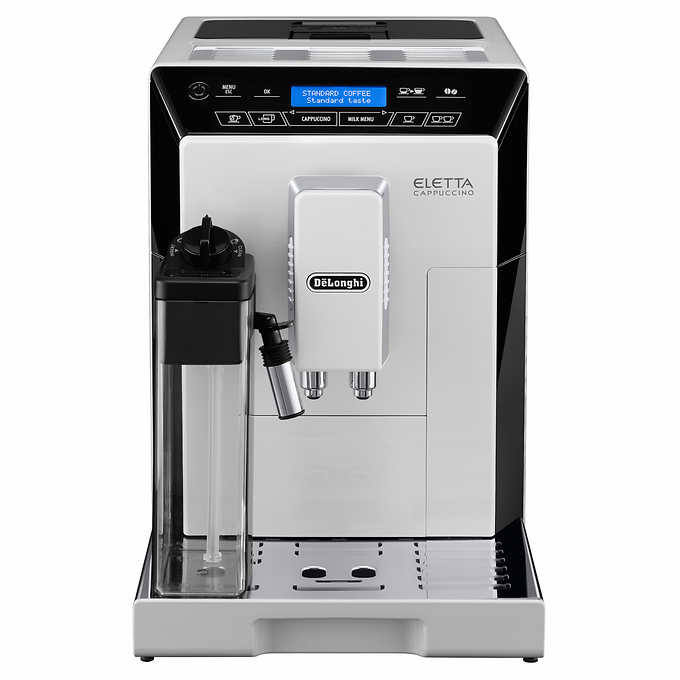 Fascineren Kerkbank opstelling De'Longhi Eletta Fully Automatic Espresso Cappuccino and Coffee Machine |  Costco