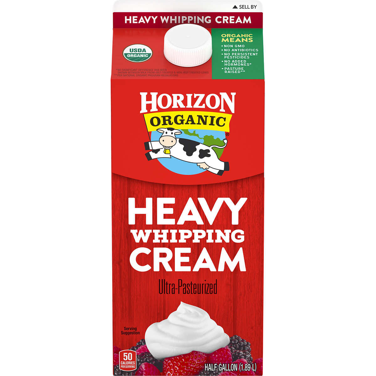 Horizon Organic Heavy Whipping Cream 64 Oz Costco