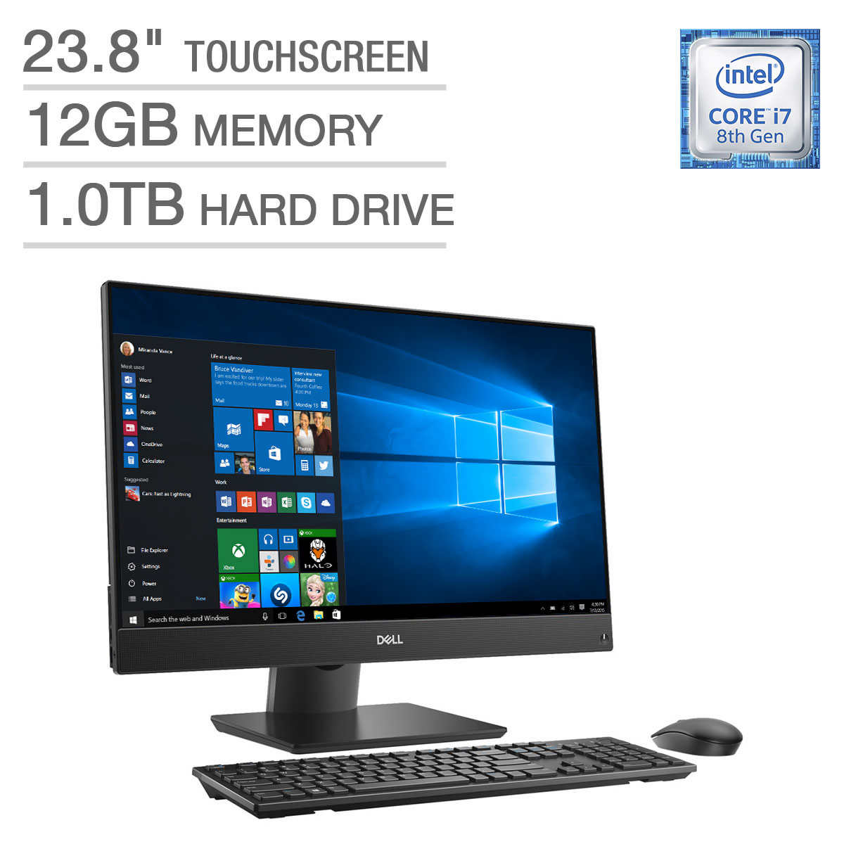 Dell Inspiron 24 5000 Series Touchscreen All-in-One Desktop