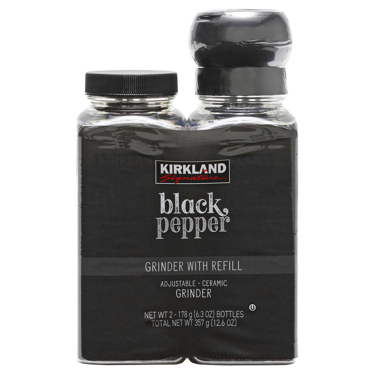 McCormick Black Pepper Grinder, Adjustable Coarseness, 1 oz
