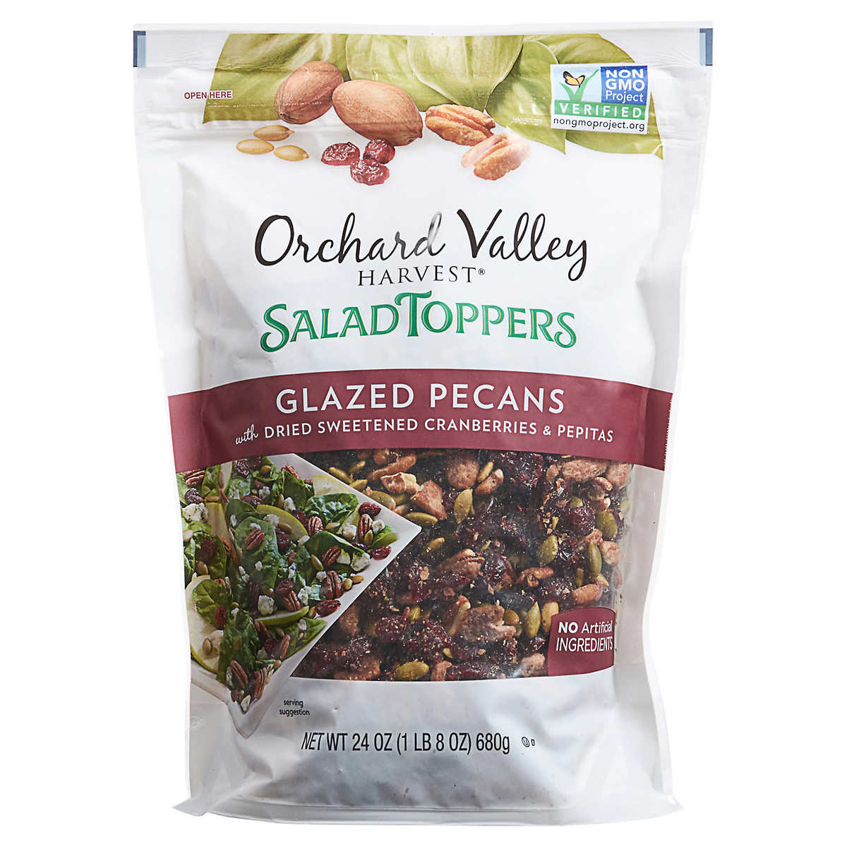 Orchard Valley Harvest Salad Toppers Glazed Pecans 24 Oz