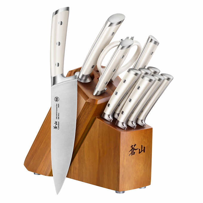 Amazing colored knife set costco Cangshan S1 Series 12 Piece Knife Set Costco