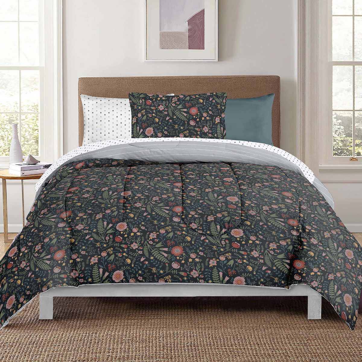 Berkshire Fair Isle Reversible Comforter Set - Twin 