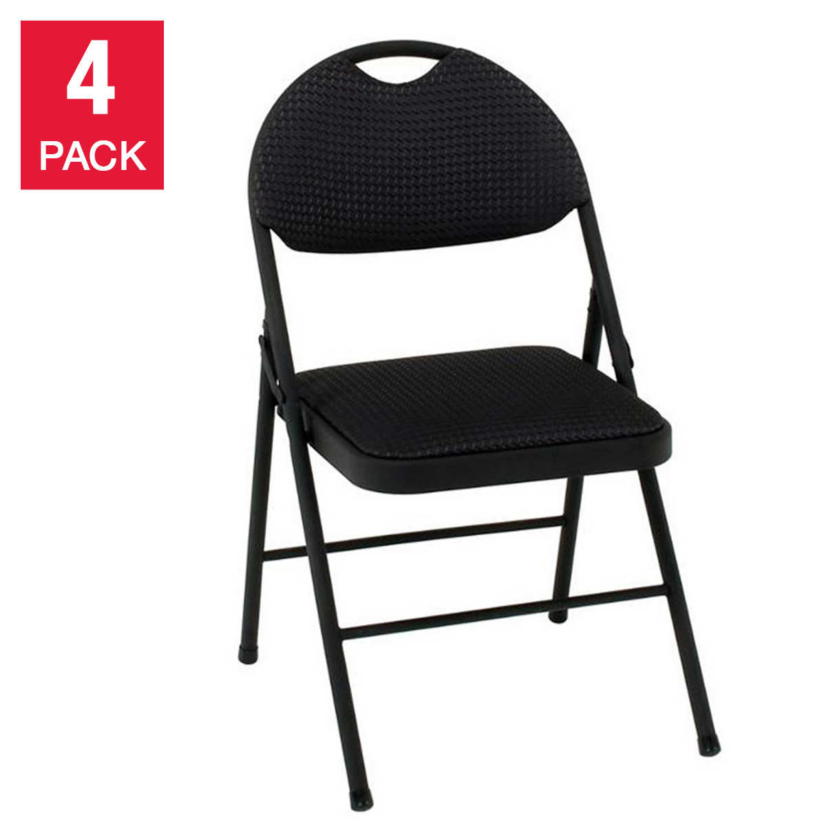 Cosco Commercial Upholstered Folding Chair 4 Pack Costco