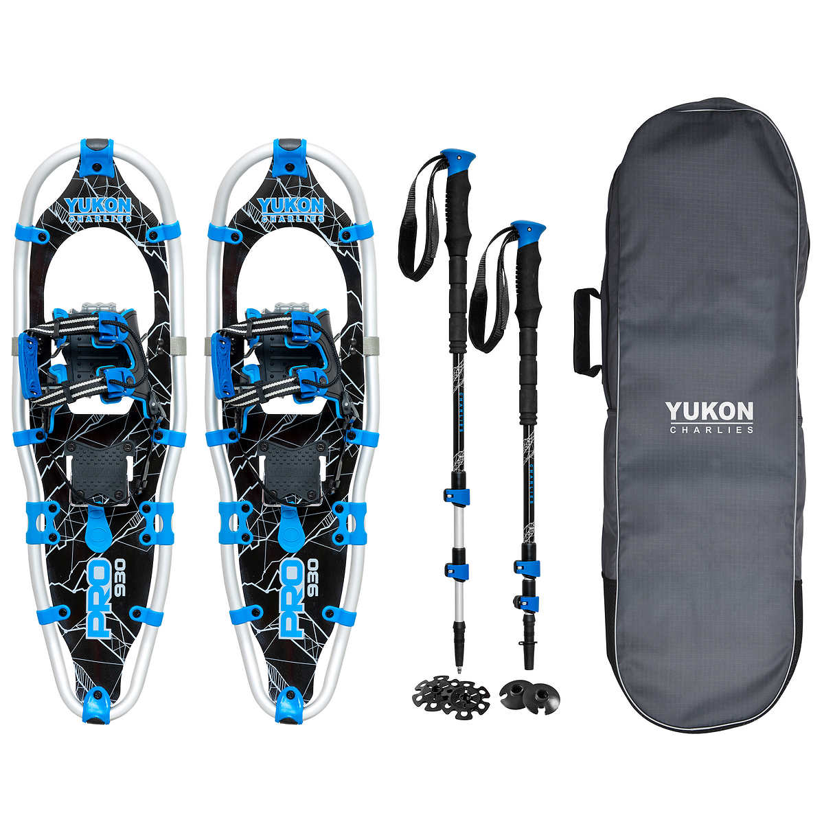 Yukon Charlie S Pro Ii Series 930 Snowshoes Blue Costco