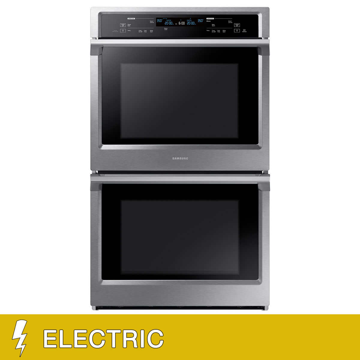 Samsung 30-Inch Smart Single Wall Oven with Steam Cook in Stainless Steel