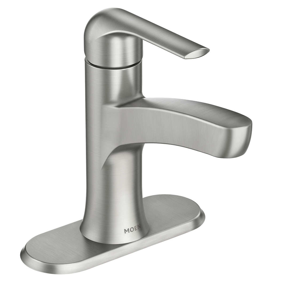 Moen Tilson Single Handle Bathroom Faucet In Brushed Nickel