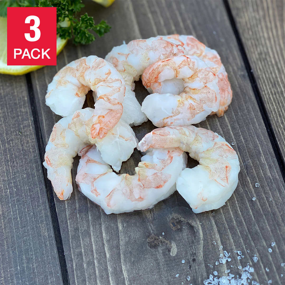 Gulf 21 30 Peeled Deveined Shrimp 2 Lb Bags 3 Pack Costco