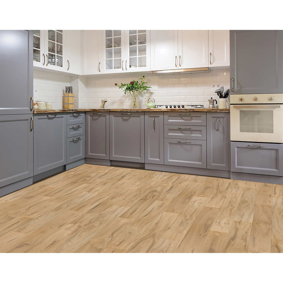 Mohawk Home Glenview Hickory 10mm Thick Laminate Flooring