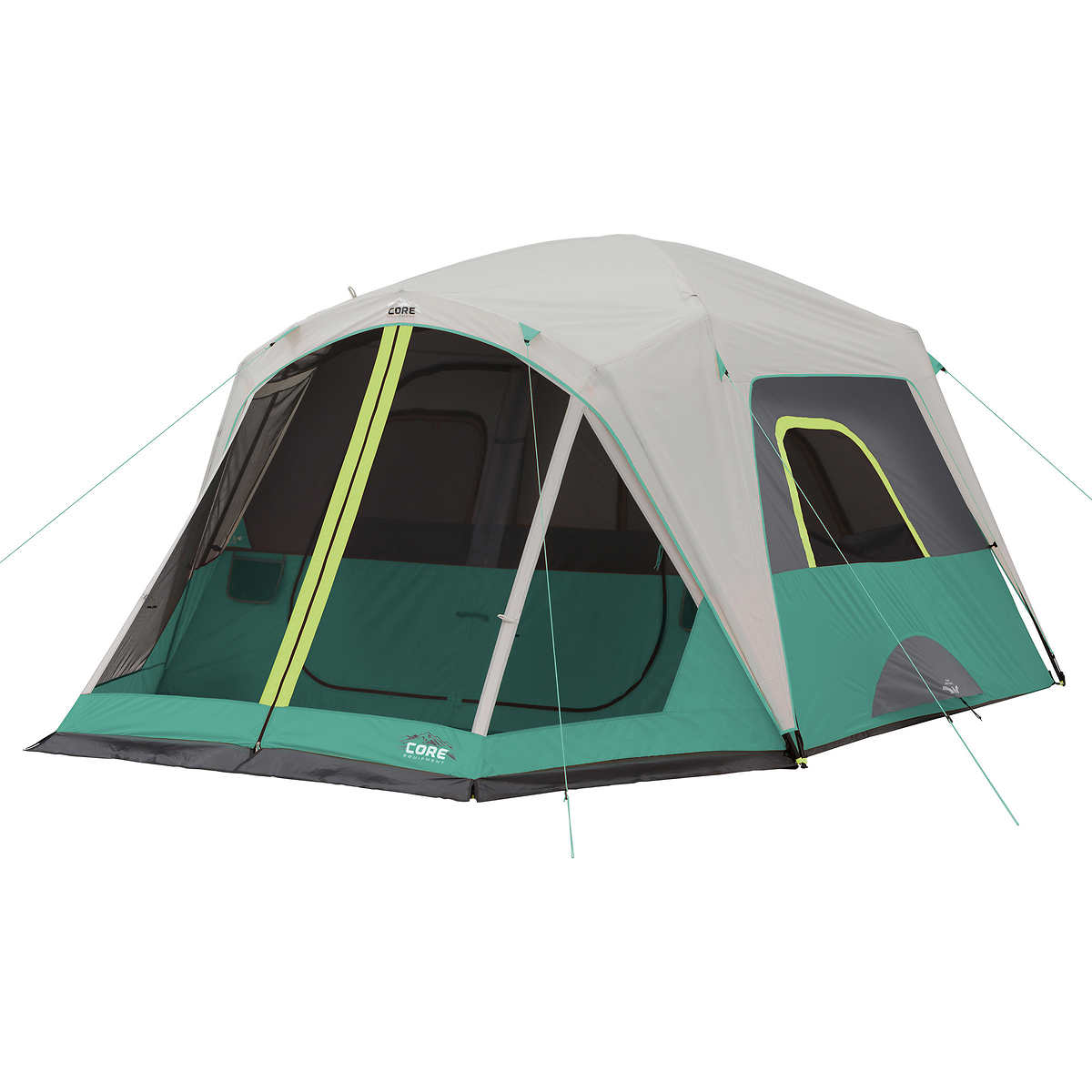 CORE Equipment 6 Person Instant Cabin Tent w/ Full Fly 