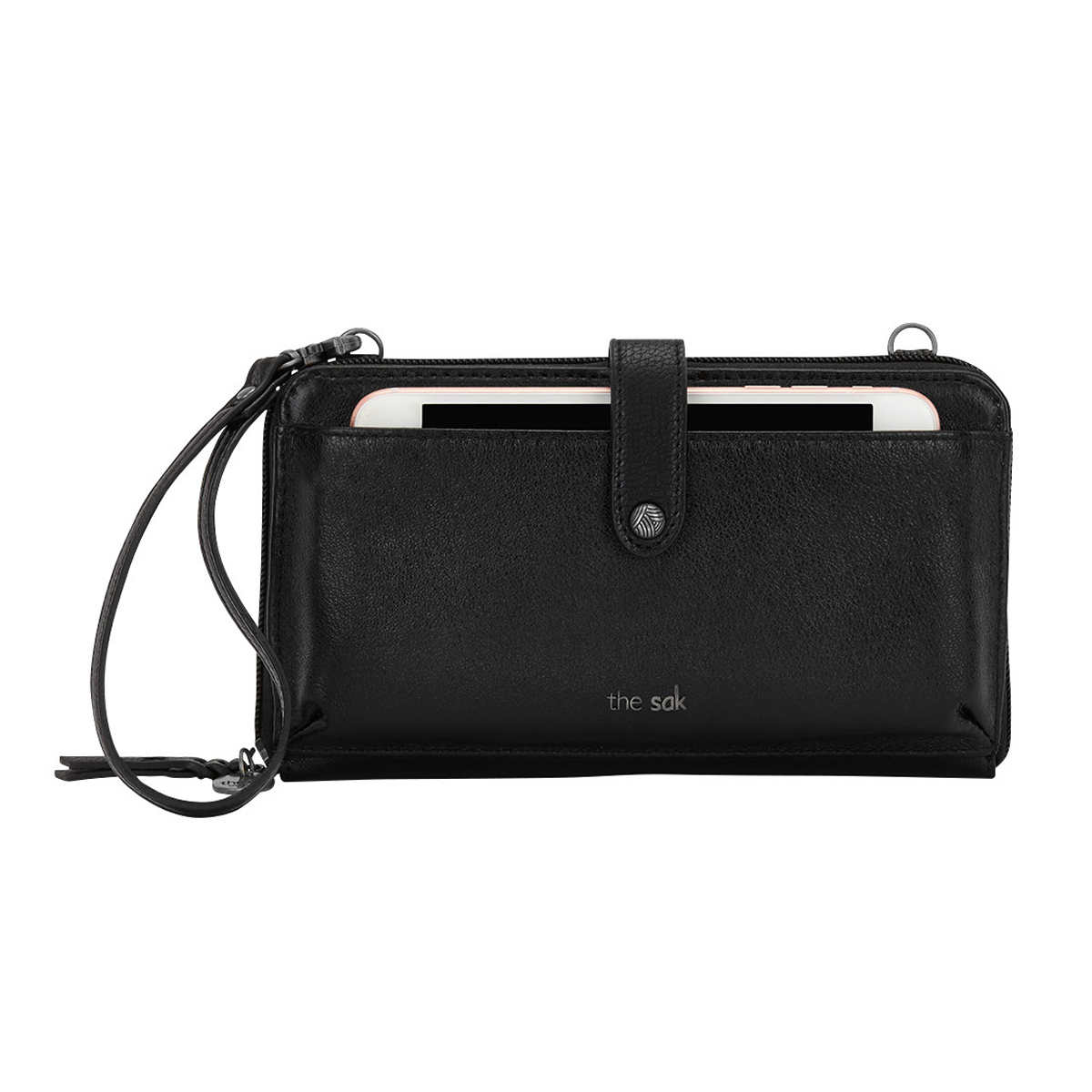 Wholesale hot sale leather cell phone holder sling bag mobile