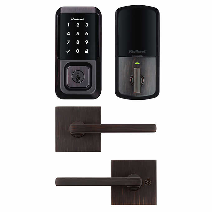 Kwikset Halo Smart Lock Wi-Fi Replacement Deadbolt with App/Keypad/Key  Access Satin Nickel 99380-001 - Best Buy