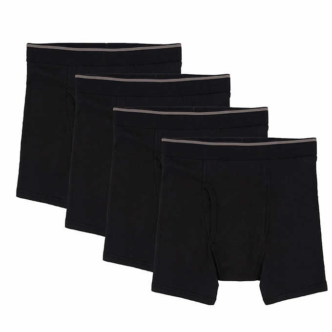 Fruit of the Loom Men's Briefs 6-Pack Breathable Micro Mesh Black/Gray