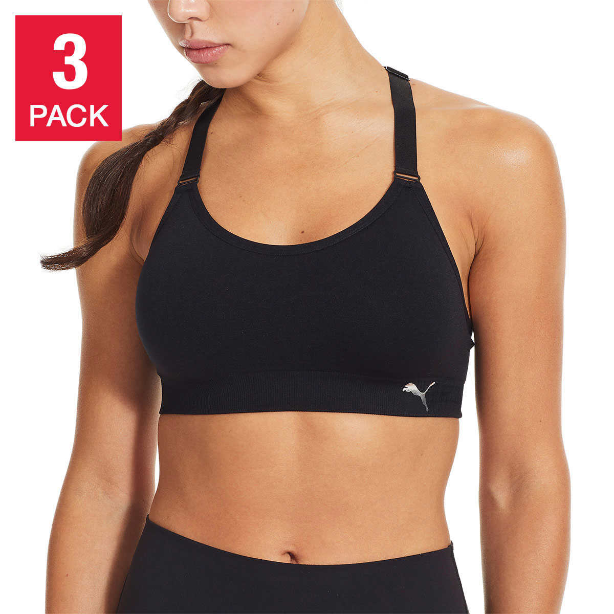 2 in a pack Puma sport bra Size M (New and unopen in box)