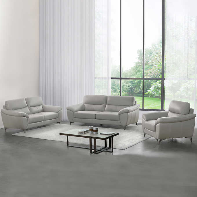 Gray Leather Living Room Sets - Odditieszone