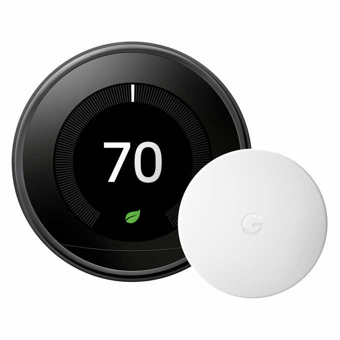Google Nest Learning Thermostat (3rd Generation) - Stainless Steel