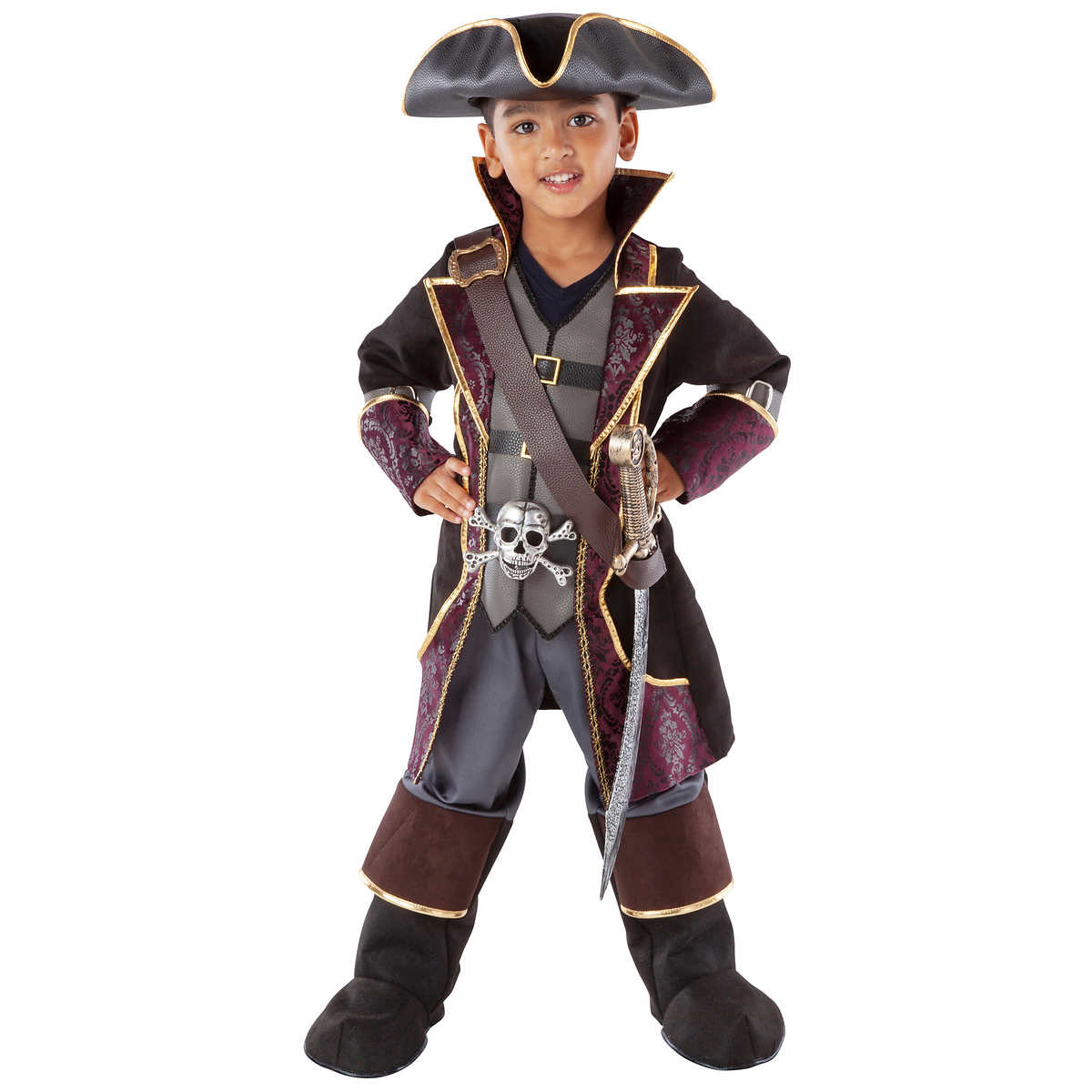 Teetot Pirate Captain Child Costume