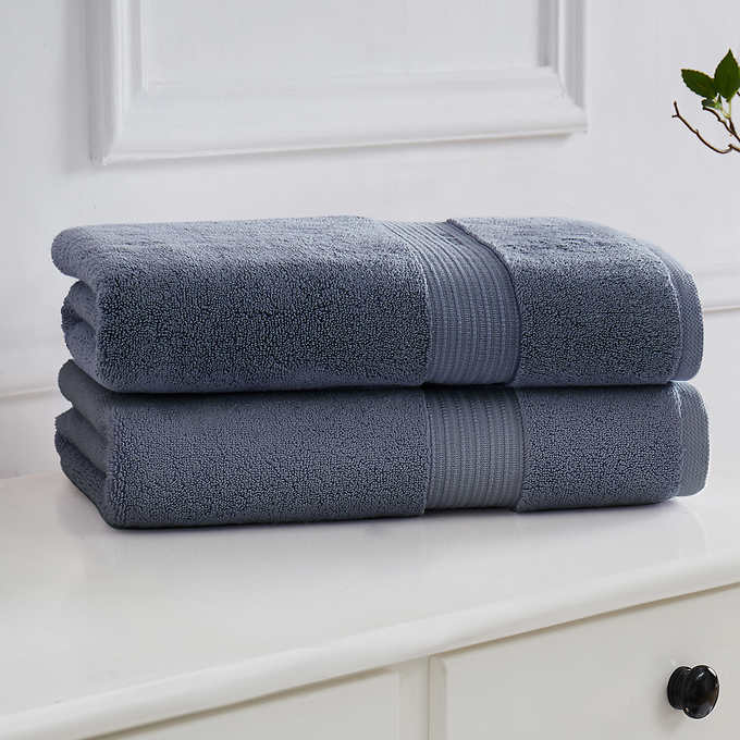 Original CK Bath Towel  Calvin Klein Light Blue, Furniture & Home Living,  Bedding & Towels on Carousell