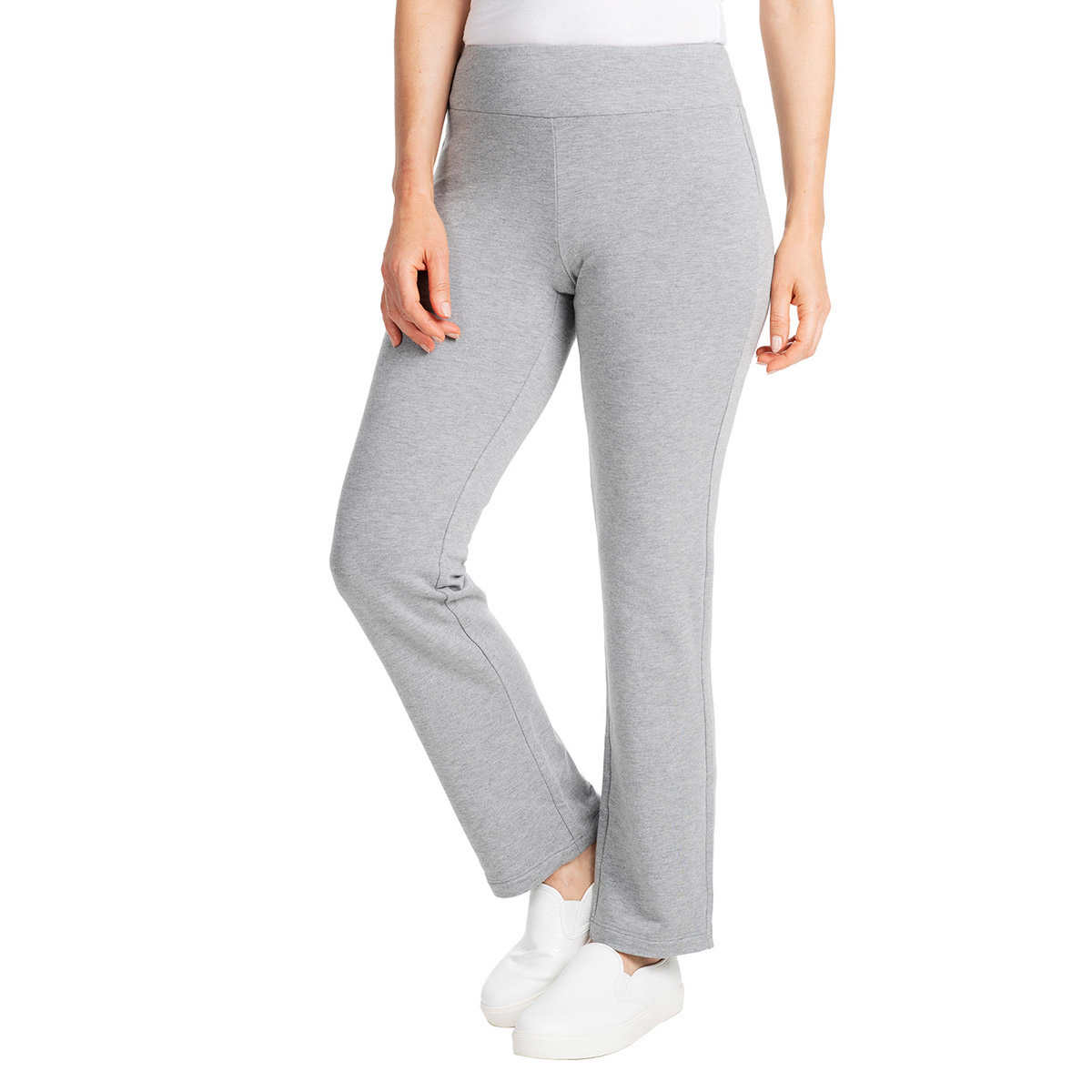 Dalia Ponte Pants Women's Size 2XL Gray Pull On Stretch