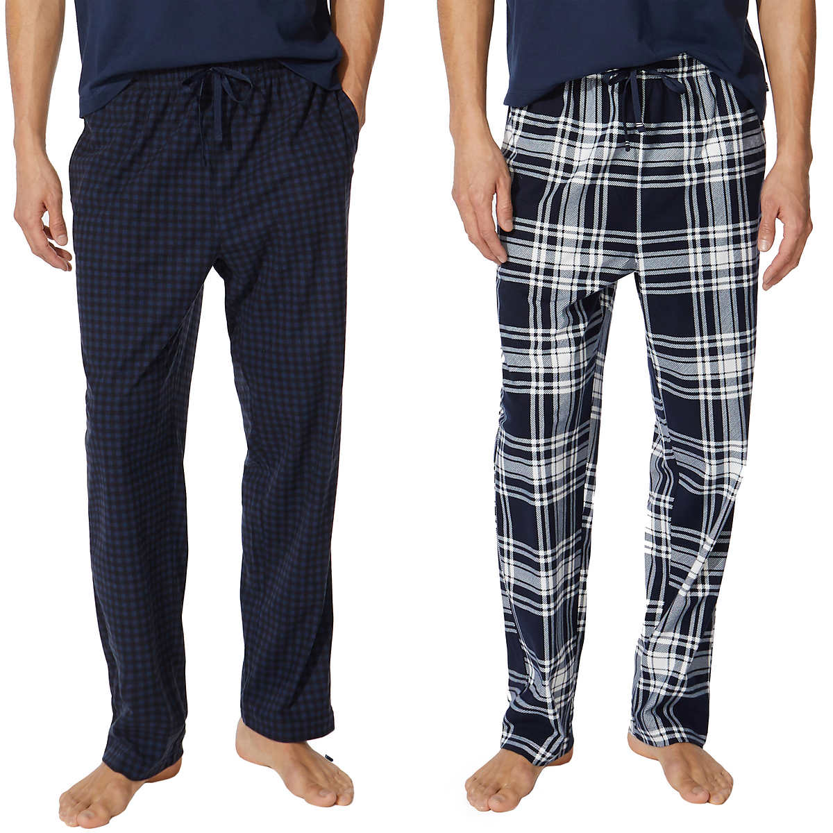 Nautica Plaid Pajama Pants Unisex Adult Red & Black Sleepwear