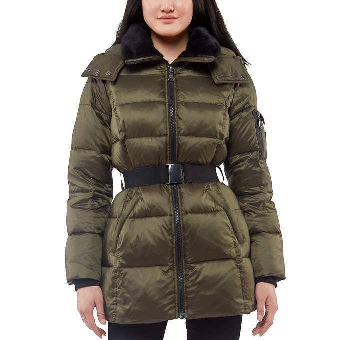 Two by Vince Camuto Ladies' Belted Parka