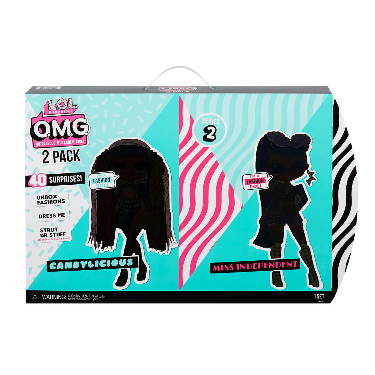 2-PACK NIB COSTCO EXCLUSIVE LOL OMG Surprise! Candylicious Miss Independent  Ser2