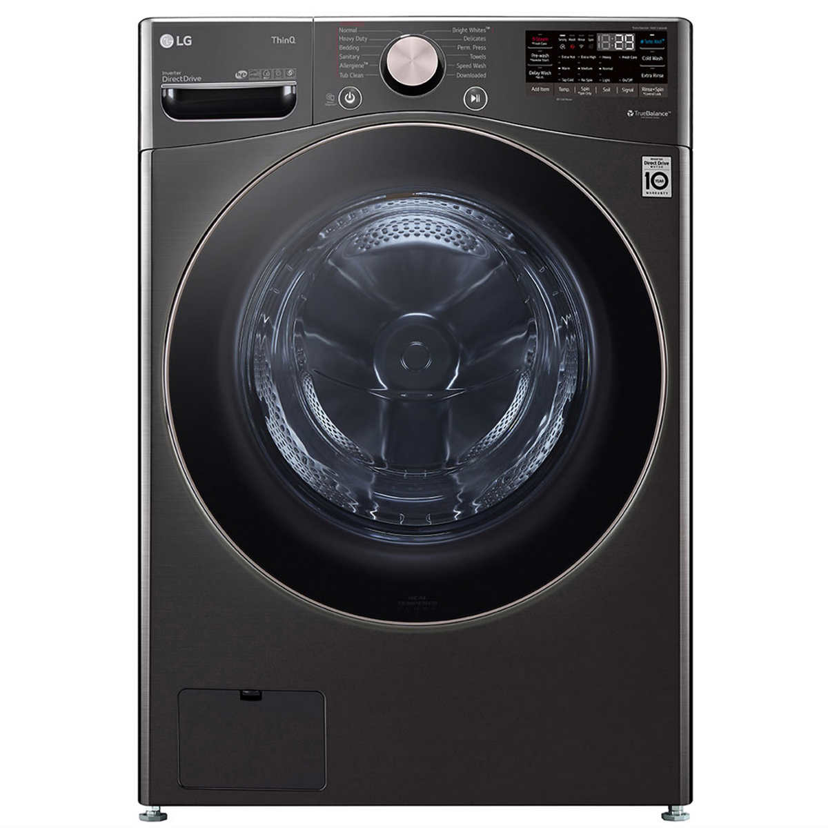 WM3400CW LG Appliances 4.5 cu. ft. Ultra Large Front Load Washer WHITE -  Metro Appliances & More